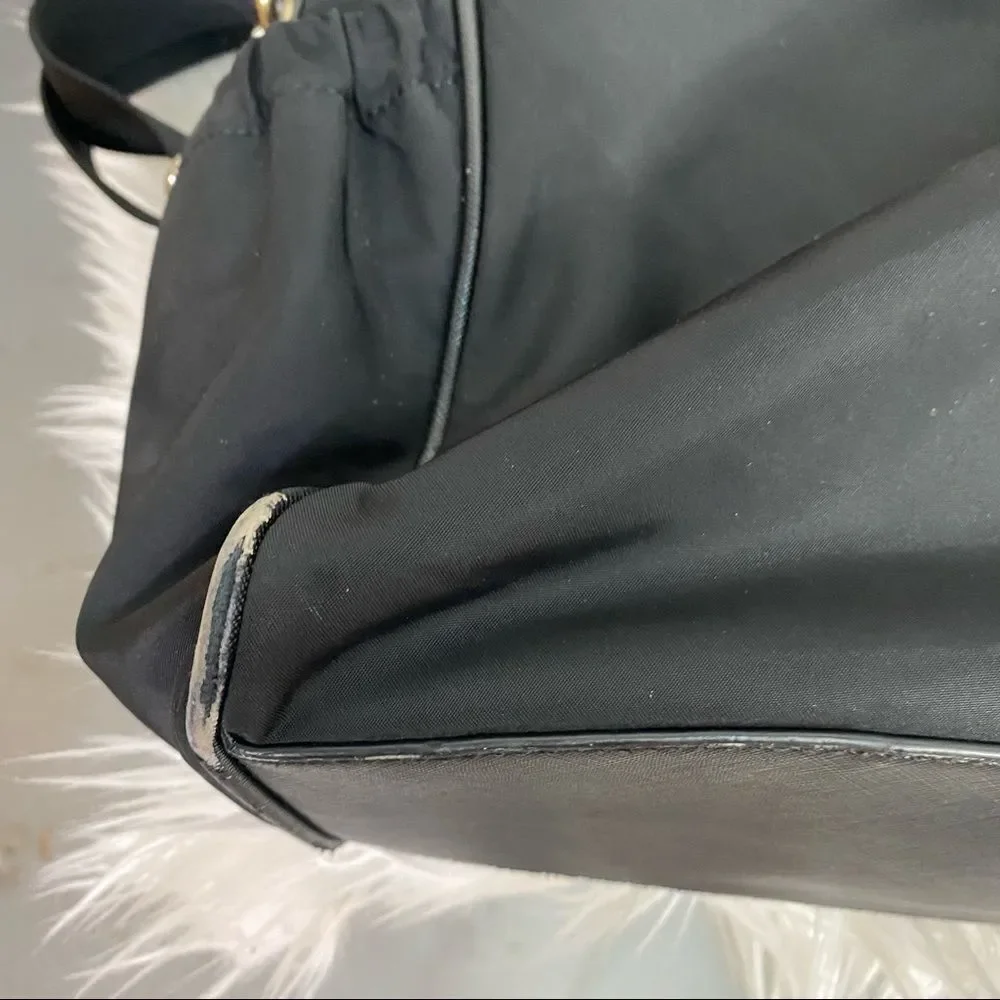 TOUS Black Crossbody Strap Water Repellent Baby Diaper Bag
